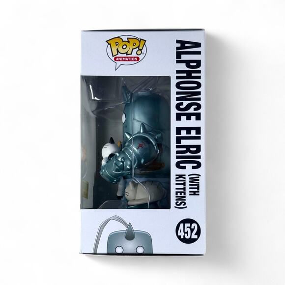 Funko Pop Unopened Alphonse Elric With Kittens 452 Fullmetal Alchemist Figure - Picture 2 of 6
